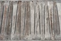 Old wooden bench seat Royalty Free Stock Photo