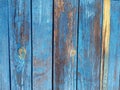 Old wooden blue background