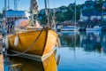 Old wooden boat in Tarbert