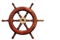 boat wheel old wooden Royalty Free Stock Photo