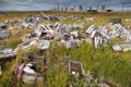 Old wooden boxes Royalty Free Stock Photo