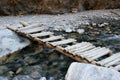 Old wooden bridge Royalty Free Stock Photo