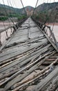 Old wooden bridge Royalty Free Stock Photo