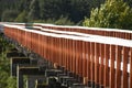 Old confluence bridge, over the Ãâuble river. Royalty Free Stock Photo