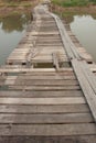 Old wooden bridge