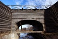 Old wooden bridge Royalty Free Stock Photo