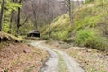 Old wooden cabin in the woods in Croatia Royalty Free Stock Photo