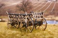 Old wooden cart Royalty Free Stock Photo