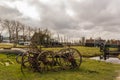 Old wooden cart Royalty Free Stock Photo