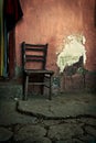 Old wooden chair Royalty Free Stock Photo