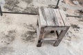 Old wooden chair Royalty Free Stock Photo