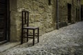 Old wooden chair Royalty Free Stock Photo