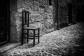 Old wooden chair Royalty Free Stock Photo