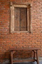 Old wooden chairs in the aisles Royalty Free Stock Photo