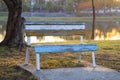 Old wooden chairs Royalty Free Stock Photo