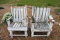 Old Wooden Chairs Royalty Free Stock Photo