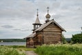 Old wooden chapel on the lake, Kizhi