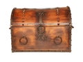 Old wooden chest Royalty Free Stock Photo