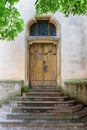 Old wooden Church Door Royalty Free Stock Photo