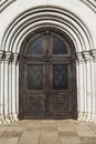 Old wooden Church Door Royalty Free Stock Photo