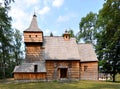 Old Wooden Church in Grywald, Poland Royalty Free Stock Photo