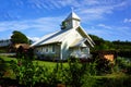 Old Wooden Church Maui Royalty Free Stock Photo