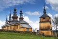 Old wooden church in poland Royalty Free Stock Photo