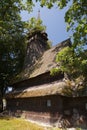 Old wooden church in Transcarpathia, Ukraine