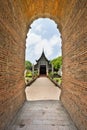 Old wooden church of Wat Lok Molee, Chiangmai, Thailand Royalty Free Stock Photo