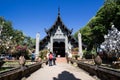 Old wooden church of Wat Lok Molee Royalty Free Stock Photo