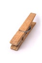 Old wooden clip Royalty Free Stock Photo