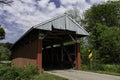 Old wooden covered bridge Royalty Free Stock Photo