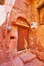 The red-ochre door, Abyaneh, Iran