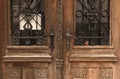 Old Wooden Decorated Door