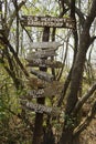 Old Wooden Directional Sign