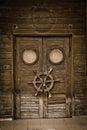 Old wooden door Royalty Free Stock Photo