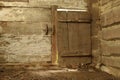 Old wooden door