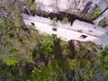 High Angle View from an old Castle ruin Royalty Free Stock Photo