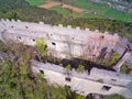 High Angle View from an old Castle Ruin Royalty Free Stock Photo