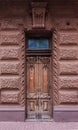 Old wooden door of Chocolate House