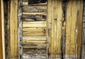 Old wooden door