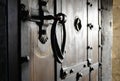 Old Wooden Door in the Fortress in the Ancient City of Kamyanets-Podilsky