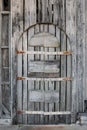 Old wooden door