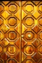 Old wooden door with handel Royalty Free Stock Photo