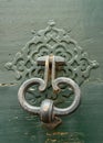 Old wooden door handle Royalty Free Stock Photo