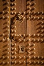 Old Wooden Door And Knocker. Ouarzazate. Morocco. Royalty Free Stock Photo