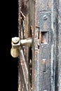 Old wooden door that looks ancient