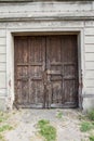 Old wooden door Royalty Free Stock Photo