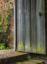 Old Wooden Door Opens to a Forgotten Garden