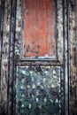 Old wooden door